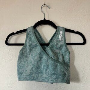 Gymshark Adapt Pattern Cross Over Sports Bra | Like New